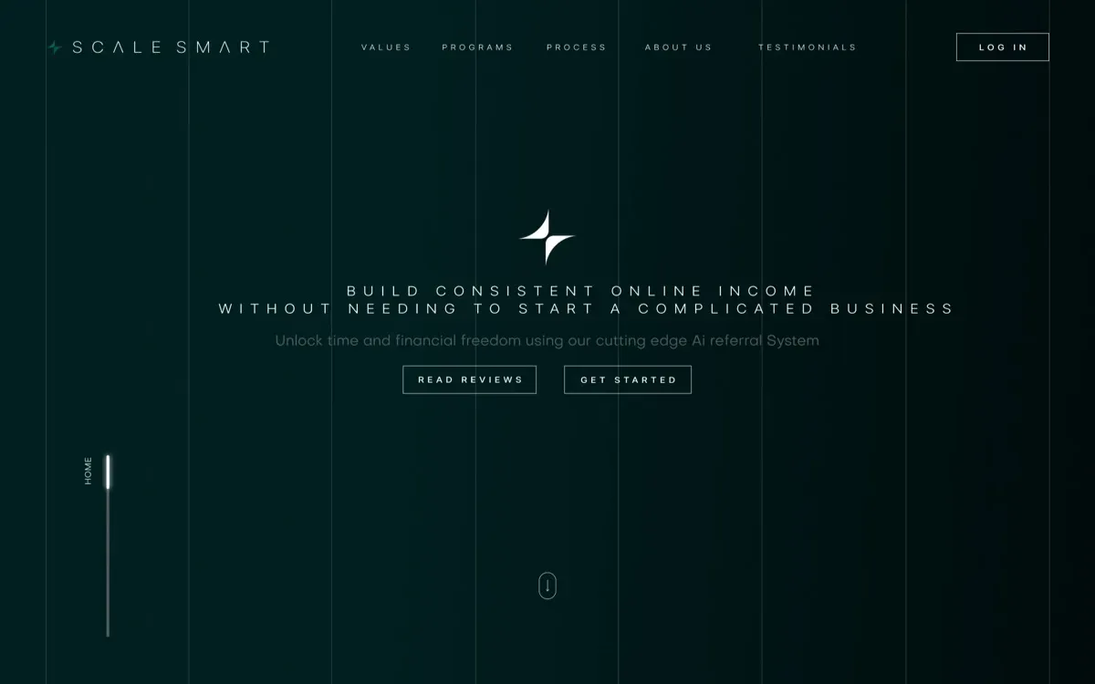 The Scale Smart website, built by Ditrapoint, shown on a laptop and a phone
